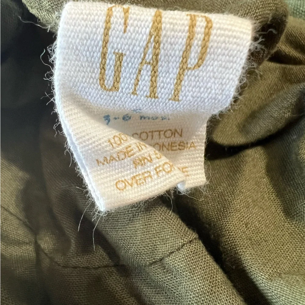 Gap Boys Olive Green Khaki Bucket Hat Cotton